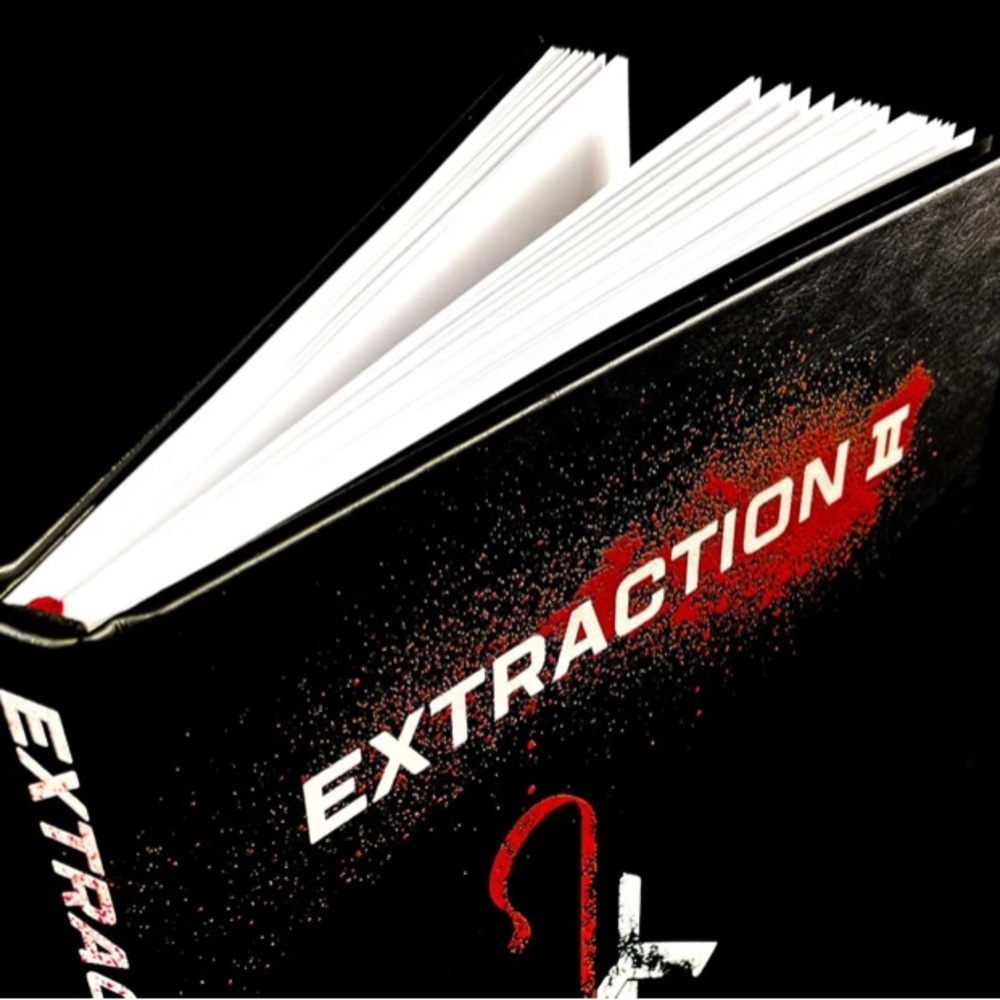 Netflix Extraction II Black and Red Notebook